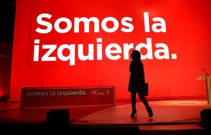 La diputada Adriana Lastra, el mes pasado en el 39&ordm; Congreso del PSOE.