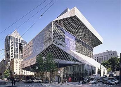 La recién inaugurada Biblioteca Central de Seattle.