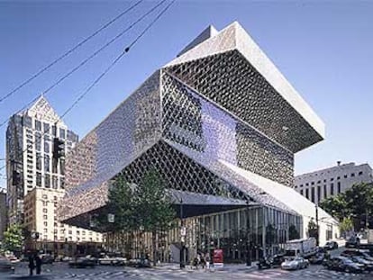 La recién inaugurada Biblioteca Central de Seattle.