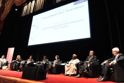 Ponencia inaugural de la reunión del Club de Madrid, celebrada en Nueva York.