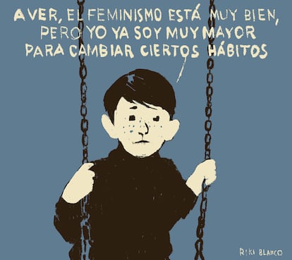 Viñeta de Riki Blanco del 8 de marzo de 2025
