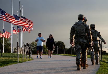 Miembros de la Guardia Nacional en Washington D.C.
