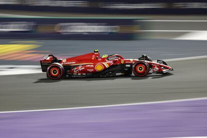 Un vehículo de Ferrari en el gran premio de Formula 1 de Arabia Saudí.