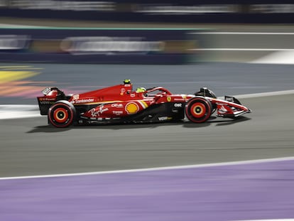 Un vehículo de Ferrari en el gran premio de Formula 1 de Arabia Saudí.