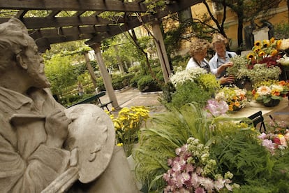 El jardín de la casa-museo de Joaquín Sorolla en Madrid.