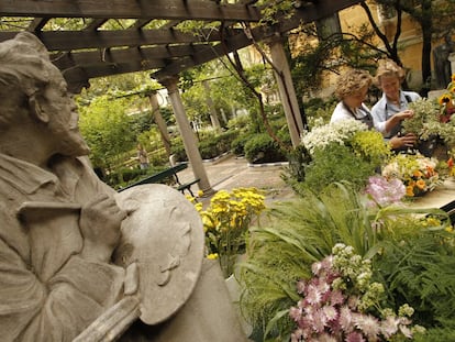 El jardín de la casa-museo de Joaquín Sorolla en Madrid.