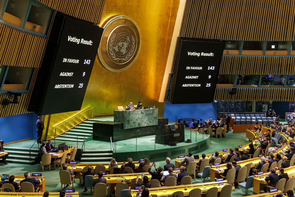 La ONU aprueba por mayoría ampliar los derechos de Palestina como ...