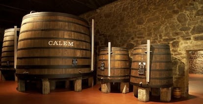 Bodegas Calem en Oporto, propiedad de Abanca.