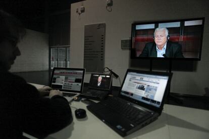 Imagen de un momento del juicio que se está desarrolando en A Coruña