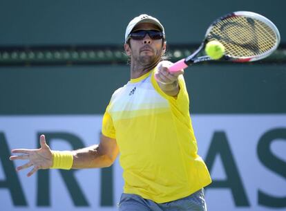 Verdasco, durante el partido ante Nieminen