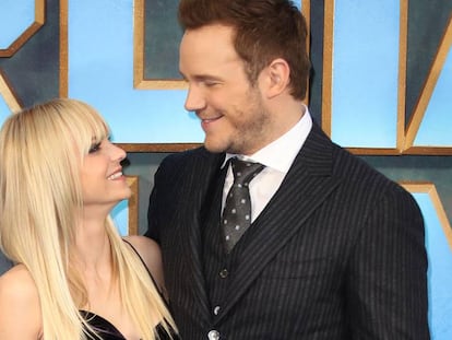 Anna Faris y Chris Pratt, el pasado abril en Londres.