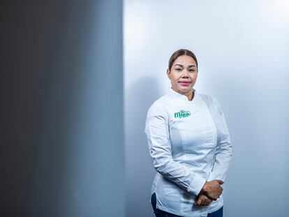 La chef María Marte, en la sede de la Secretaría General Iberoamericana, en Madrid.