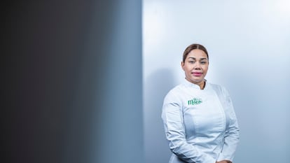 La chef María Marte, en la sede de la Secretaría General Iberoamericana, en Madrid.