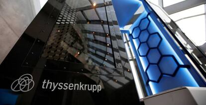 Prototipo de ascensor de Thyssenkrupp.