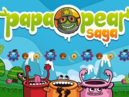 Papa Pear Saga, primer juego de King.com hecho en Espa&ntilde;a.