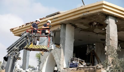 Vivienda de Beersheba (sur de Israel) atacada con un cohete lanzado desde Gaza.