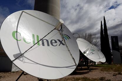 Una antena de Cellnex en Madrid.