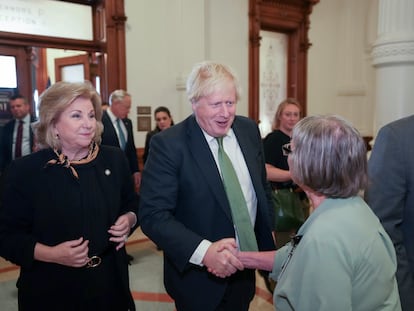 Boris Johnson visita este martes el Senado de Texas (EEUU), en la capital del estado, Austin