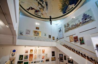 Obras de Manuel Boix expuestas la Casa de la Cultura de L’Alcúdia.