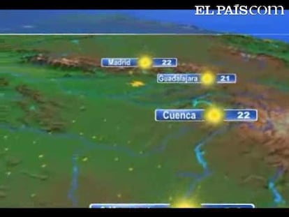 El tiempo para mañana día 25 de marzo