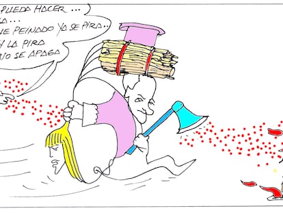 Peridis: la pira no se apaga
