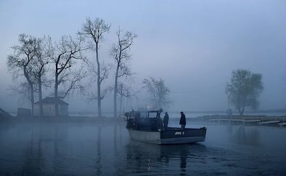 El Lago Erie, en las inmediaciones de Port Clinton, Ohio. 