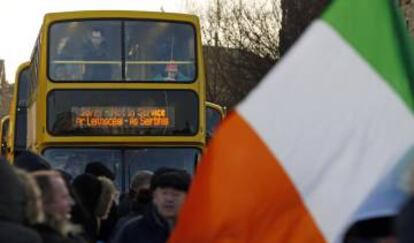 Autobús en Dublín (Irlanda).