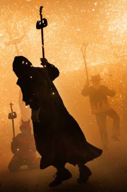 El foc, un dels rituals de les festes de la Mercè.