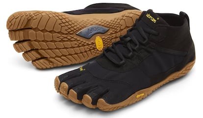 Zapatillas V-Trek de Five Fingers de Vibram.