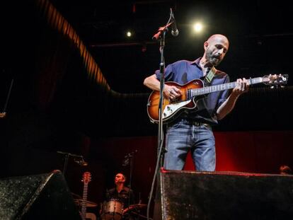 Josele Santiago, en los conciertos en Conde Duque en octubre del año pasado para grabar su nuevo disco.