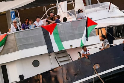 La flotilla Global Sumud Flotilla ssurt de Barcelona diumenge passat.