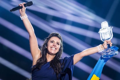 Jamala, la representante de Ucrania ganadora de Eurovisi&oacute;n 2016.