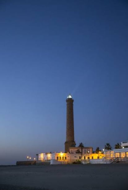 El faro de Chipiona (Cádiz).