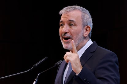 Jaume Collboni, durante un acto. 