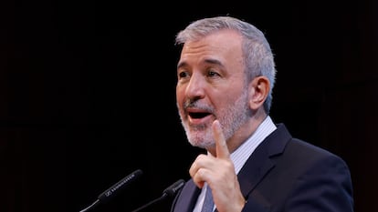 Jaume Collboni, durante un acto.