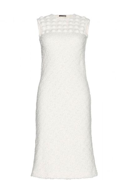 Vestido blanco de Bottega Veneta. Rebajado de 1.980 euros a 995 (ahorro de 985 euros).