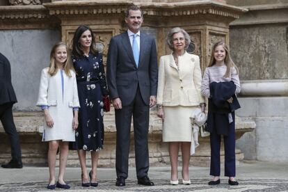 El rey Juan Carlos ha sido este año el gran ausente de la cita de Palma de Mallorca, un acto habitual de la familia real aunque no se considera oficial.