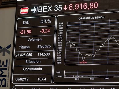 El Ibex fracasa en su asalto a los 9.000 por los temores de desaceleración