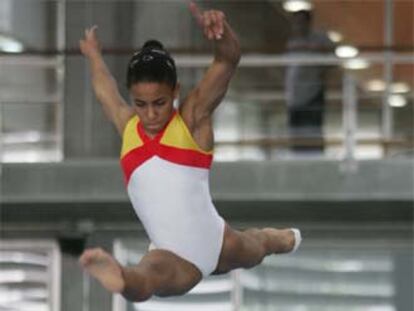 Thais Escolar, en un control técnico en Madrid.