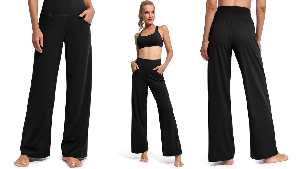 Pantalones de yoga cómodos.