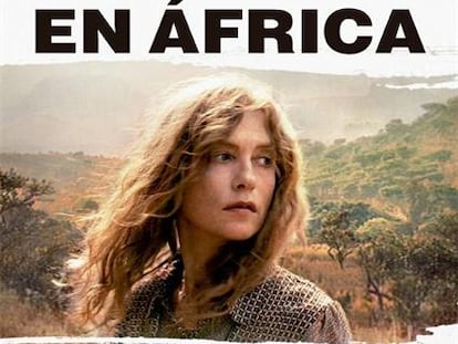 Cartel de Una mujer en África