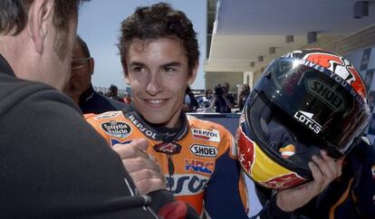 Marc Márquez, en Austin.