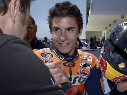 Marc Márquez, en Austin.
