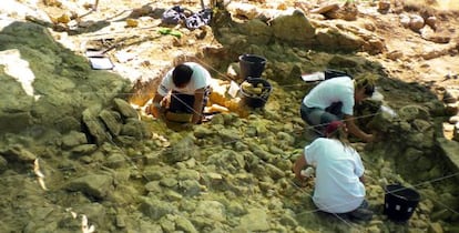 Teams of up to 70 people are working on the digs at the Lozoya River Valley.