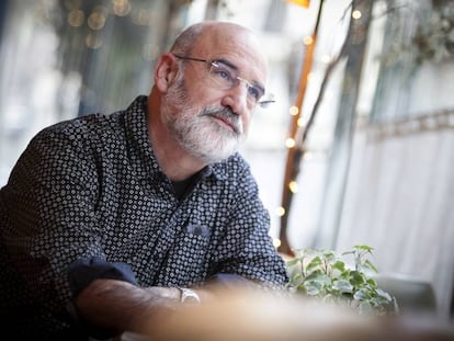 Fernando Aramburu, en marzo en Madrid.