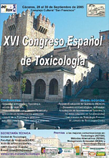 XVI Congreso español de Toxicología