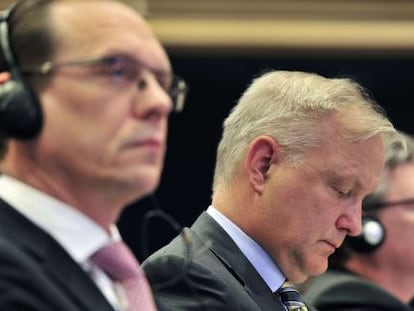 Olli Rehn, comisario europeo de Asuntos Econ&oacute;micos y Monetarios.