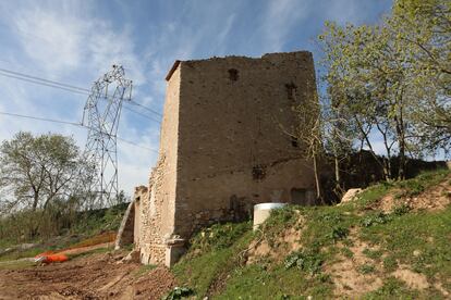 Antiguo molino próximo a la zona inspeccionada, que forma parte de un antiguo monasterio cisterciense..