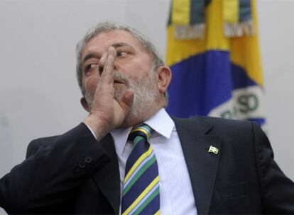 El presidente brasileño, Luiz Inácio Lula da Silva, el pasado viernes.