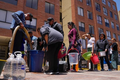 Racionamiento de agua en Bogotá 2024